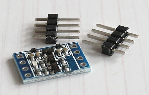 Módulo conversor de nível lógico bidirecional I2C de 2 canais 5V - 3.3V