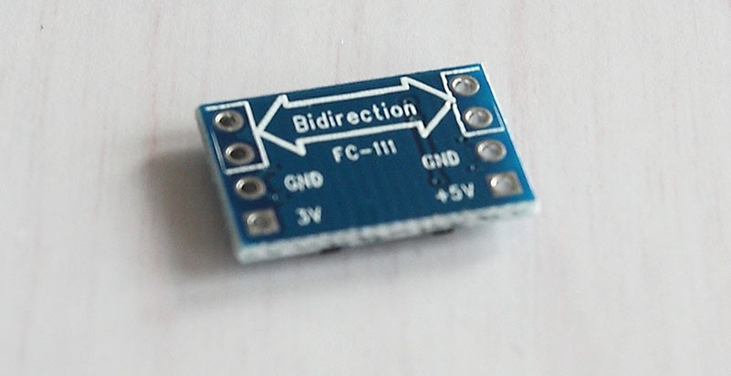 Módulo conversor de nível lógico bidirecional I2C de 2 canais 5V - 3.3V