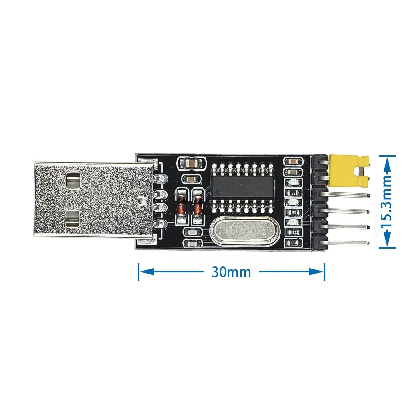 Módulo conversor USB para RS232 TTL CH340G - Ideal para Arduino e PIC