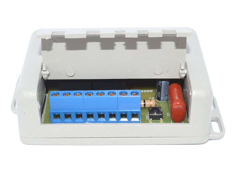 Módulo relê para automação residencial RF 433Mhz 2 canais 220V - RL02A-220 - Persianas - Broadli...