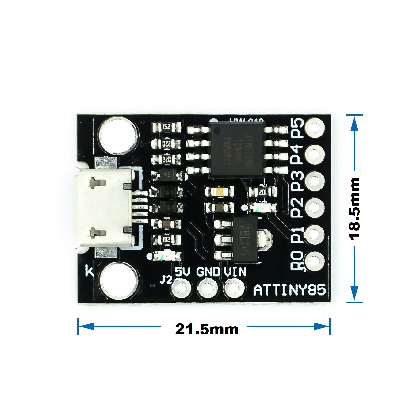 Micro Arduino Digispark Attiny85 Usb KickStarter ATTINY85