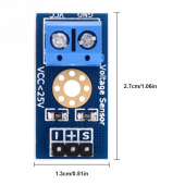 Módulo sensor de tensão DC 0-25V Para Arduino Pic E Raspberry Pi