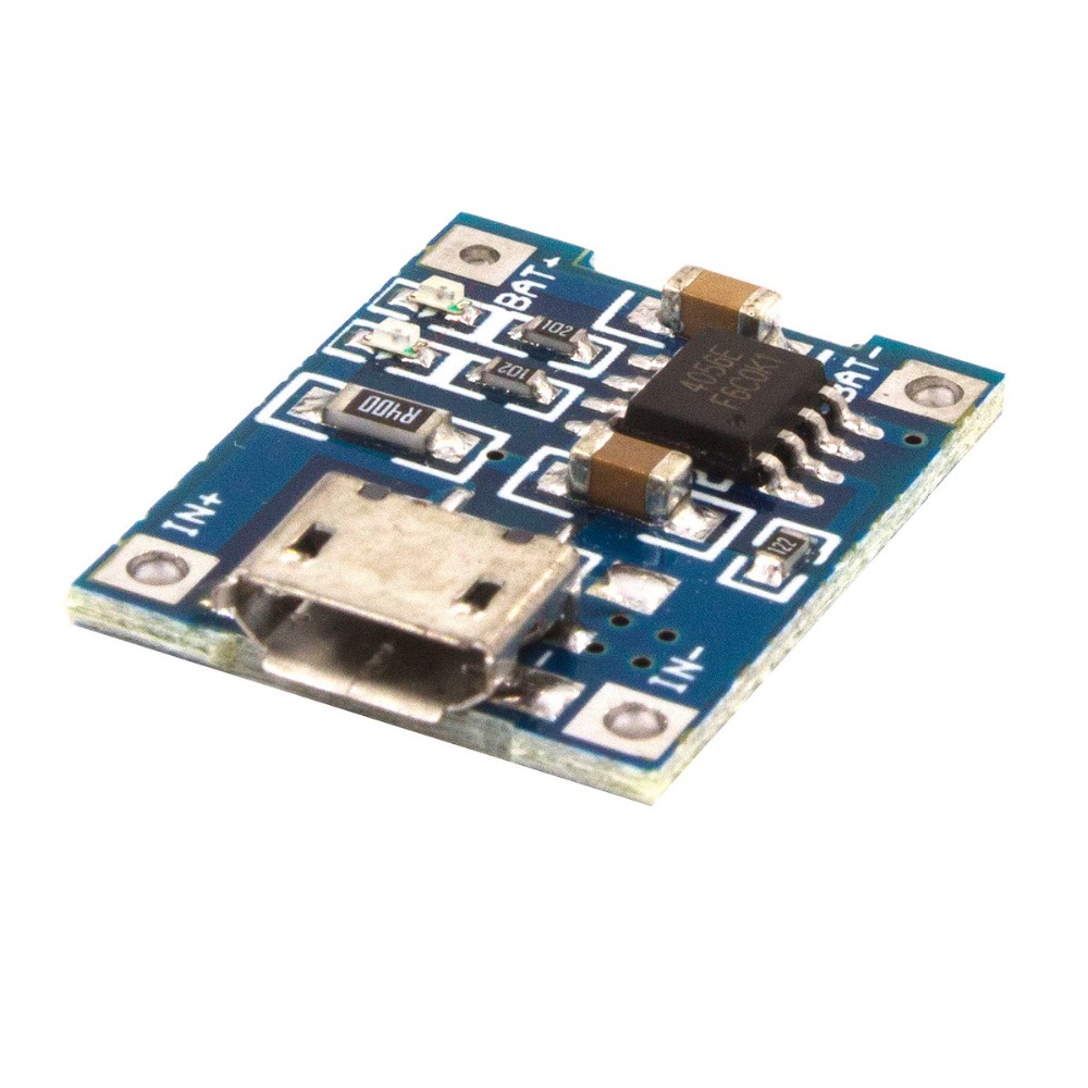 Módulo Carregador De Baterias De Lítio Tp4056 - 1A mini USB Arduino