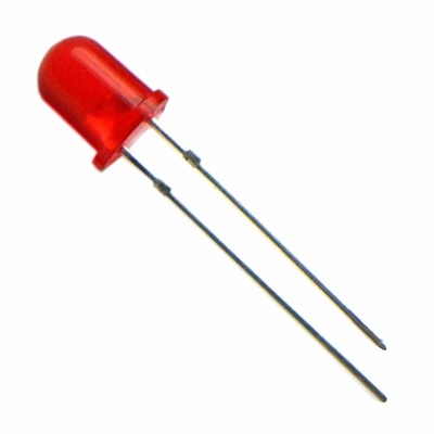 LED Vermelho 5mm fosco - difuso