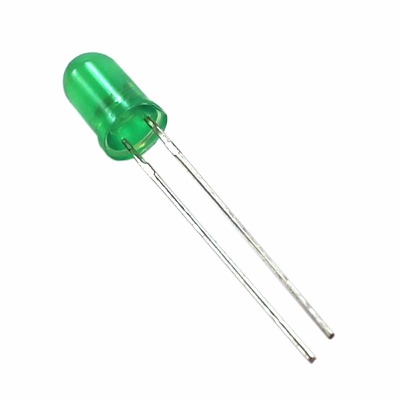 LED verde 5mm fosco - difuso