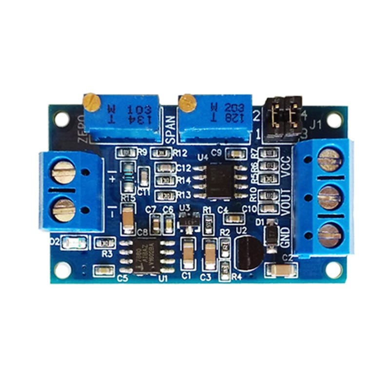 Módulo conversor de corrente 4-20mA para tensão 0~2.5V, 3.3V, 5V, 10V ajustável