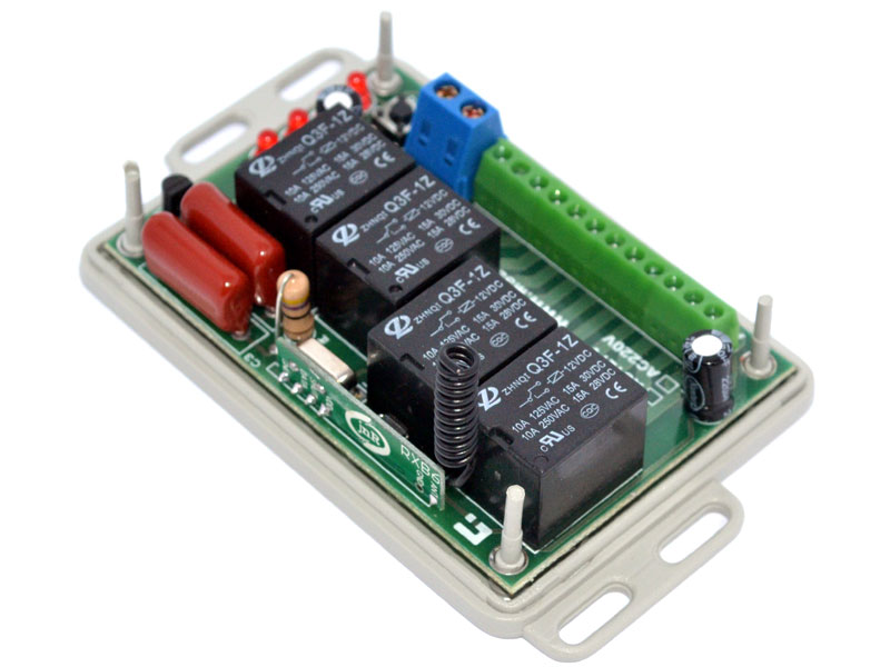 Módulo relê para automação residencial RF 433Mhz 4 canais 220V - RL04A-220 - Broadlink Touchligh...