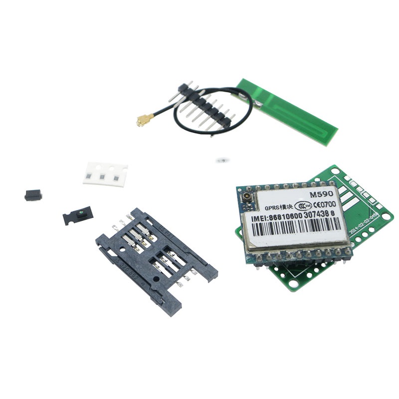 Kit M590 Módulo GSM GPRS 900/1800MHZ AT RS232 TTL