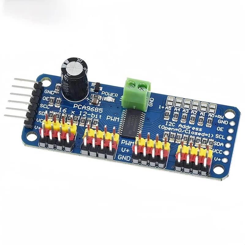 Módulo PWM I2C para controle de servo motor 16 canais PCA9685