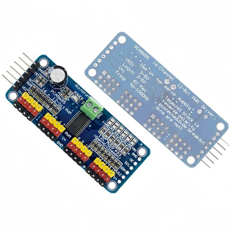 Módulo PWM I2C para controle de servo motor 16 canais PCA9685