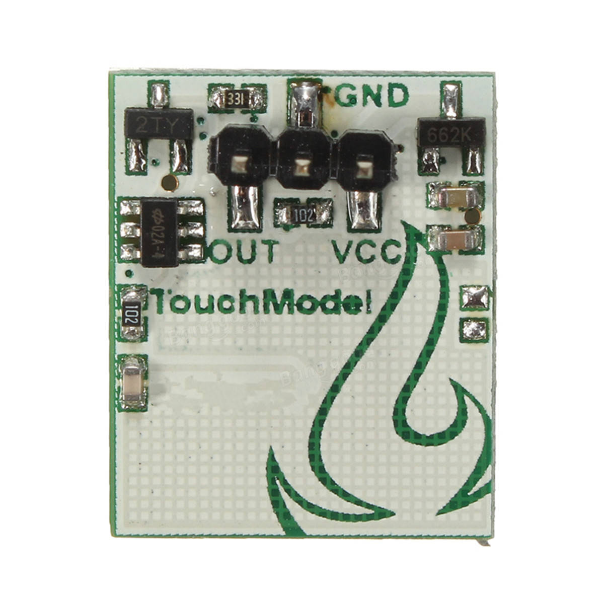 Sensor Botão Touch Capacitivo HTTM Touch Model Com Led Verde