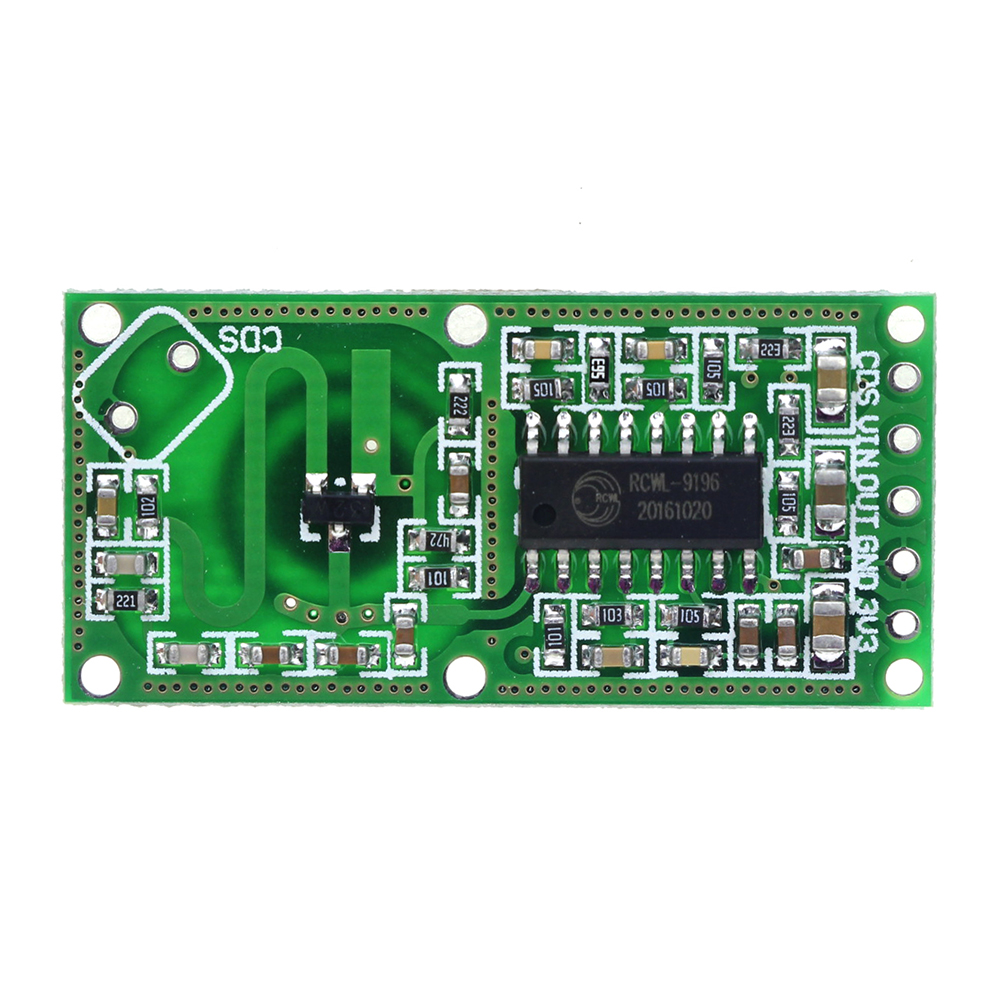 Sensor de presença e movimento detector de microondas RCWL-0516