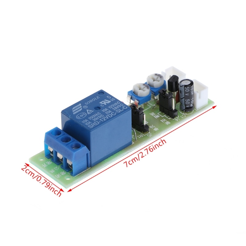 Módulo relê temporizador cíclico 12V 0-100s e 0-15min