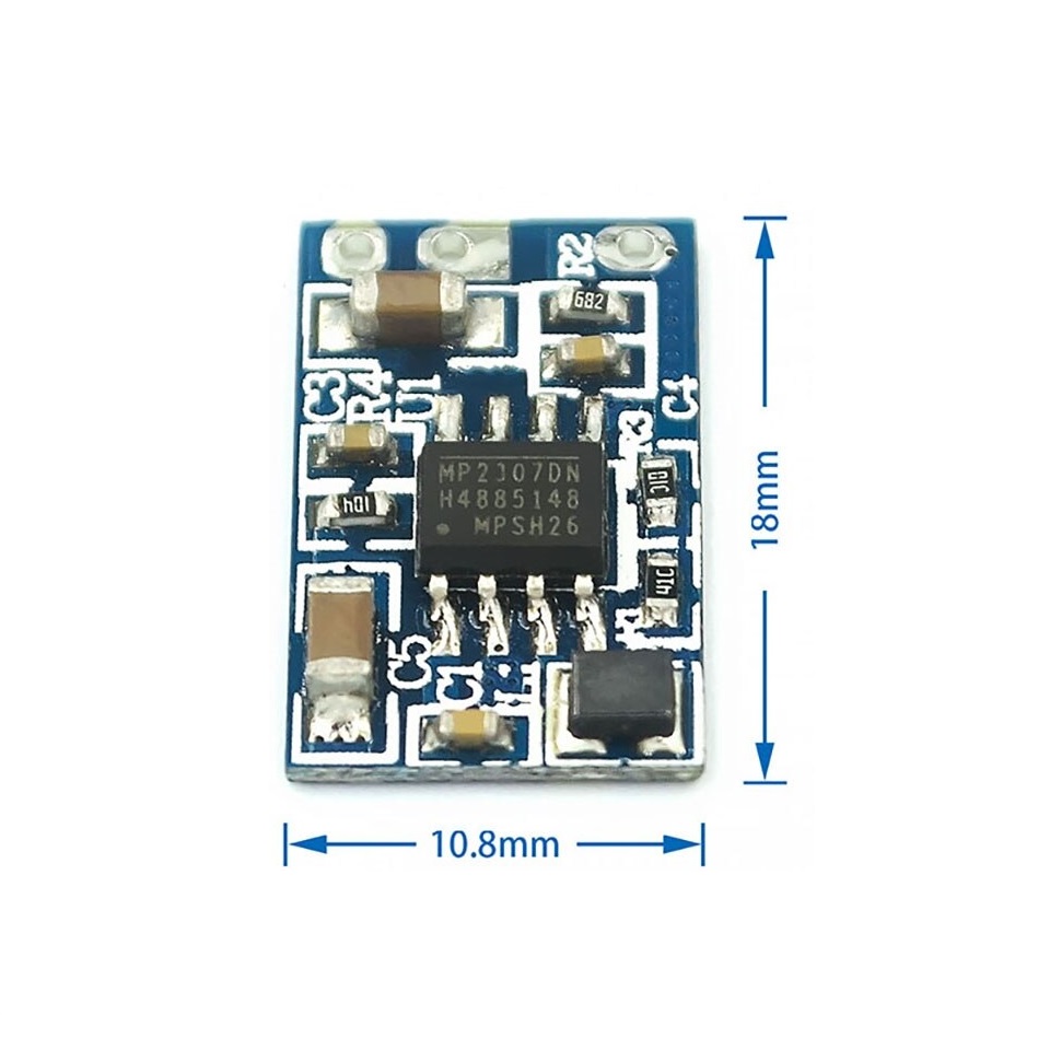 Módulo regulador de tensão DC DC 4.75V-23V para 3.3V 1.8A MP2307DN