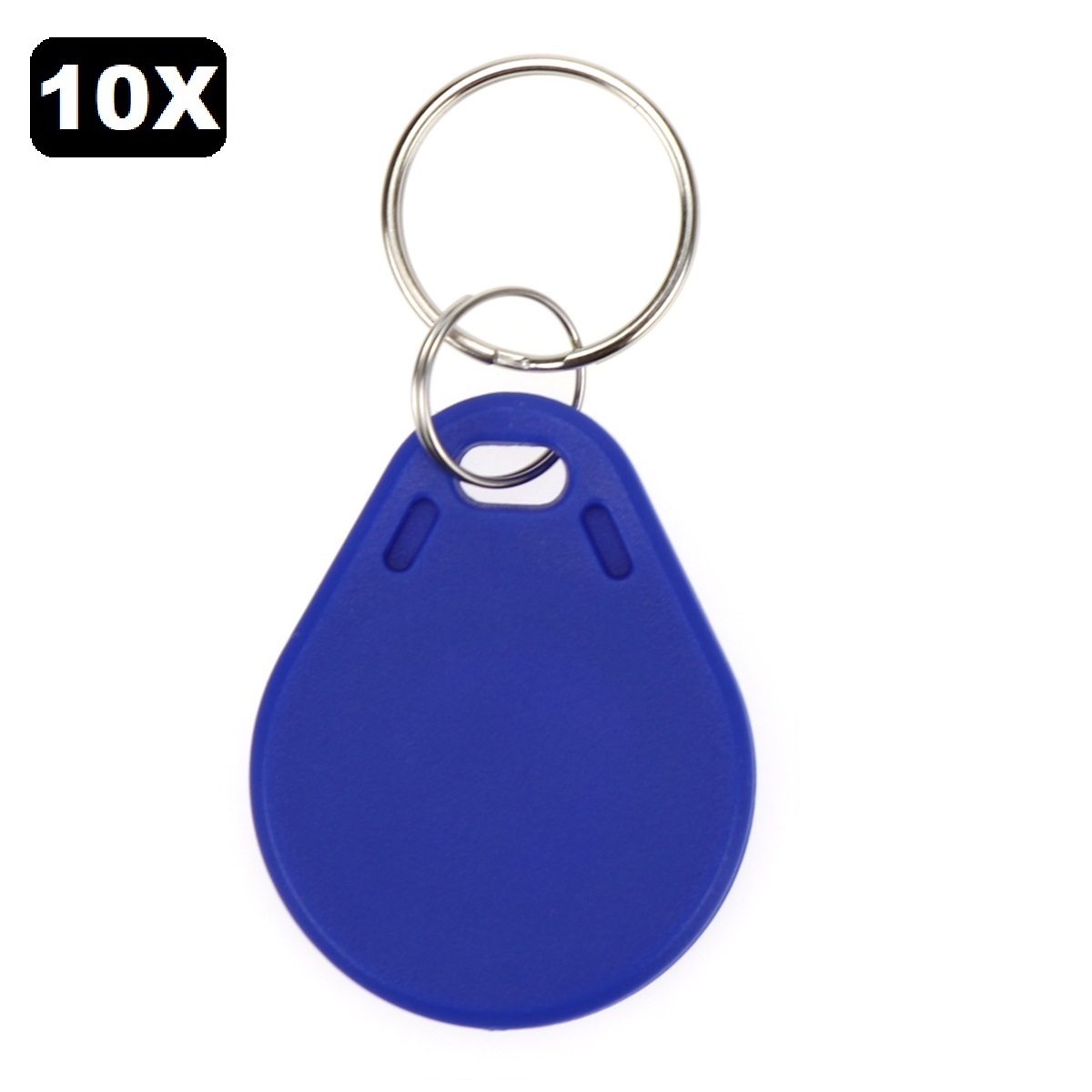 Kit 10x TAG chaveiro RFID mifare 13.56Mhz Azul