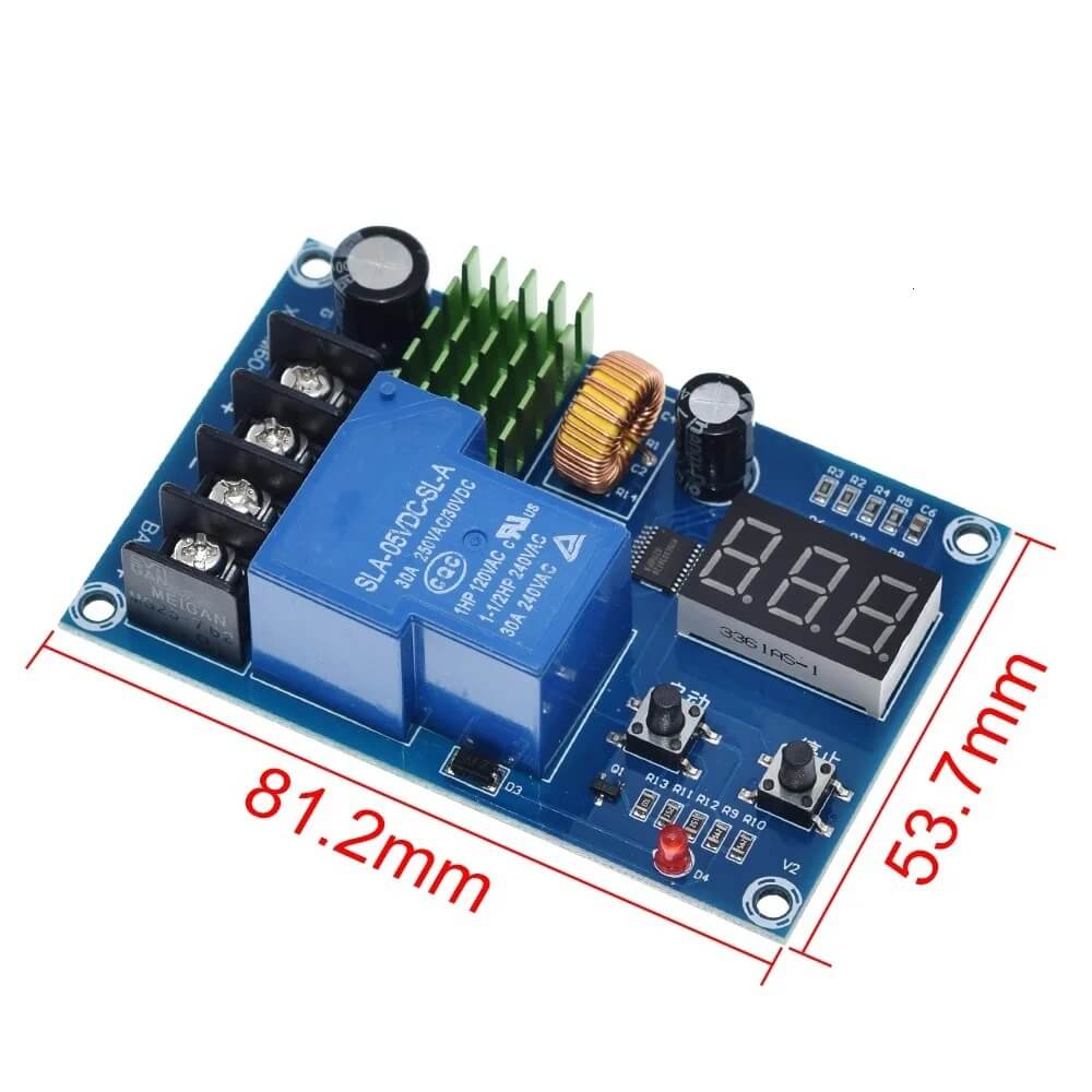 Módulo controle de carga para baterias de 6V a 60V 30A XH-M604