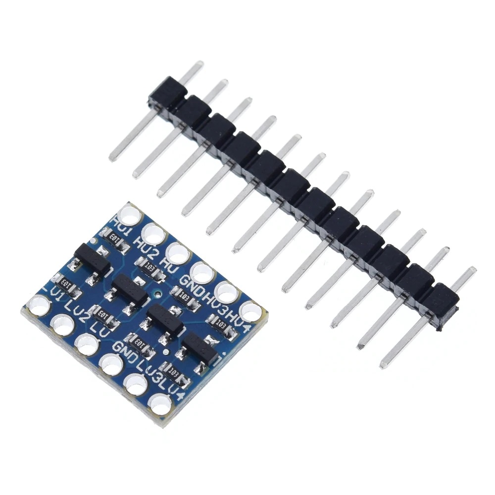 Kit 10 x Módulo conversor de nível lógico bidirecional I2C de 4 canais 5V - 3.3V