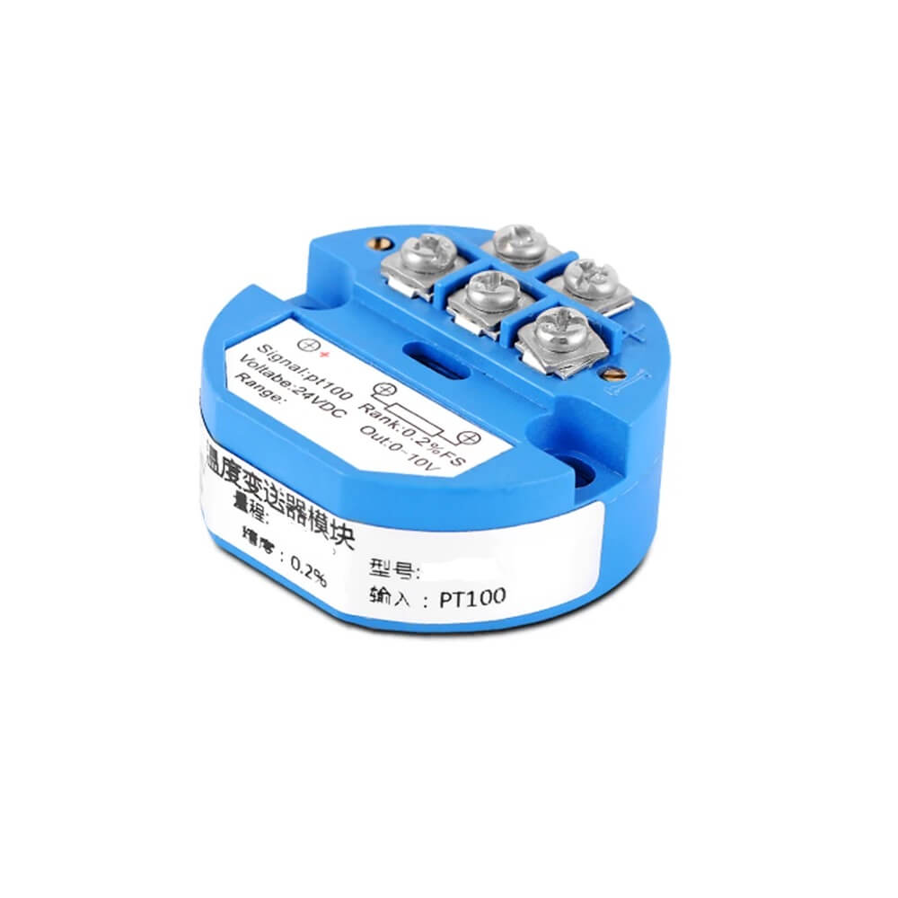 Módulo conversor transmissor temperatura PT100 para 0-10V faixa 0 a 300ºC