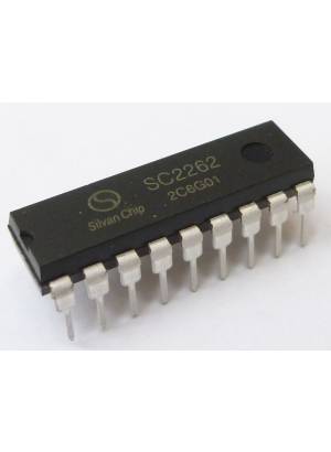 Circuito integrado encoder SC2262 - PT2262 para RF rádio frequência - Ideal para controle remoto R...