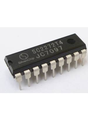 Circuito integrado decoder SC2272 - PT2272 para RF rádio frequência - Ideal para controle remoto R...