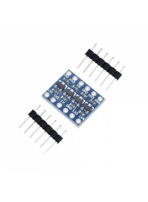 Módulo conversor de nível lógico bidirecional I2C de 4 canais 5V - 3.3V