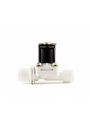 Válvula solenoide 220Vca 1/2 x 1/2 - 180° para água. Ideal para automação (VA-03)