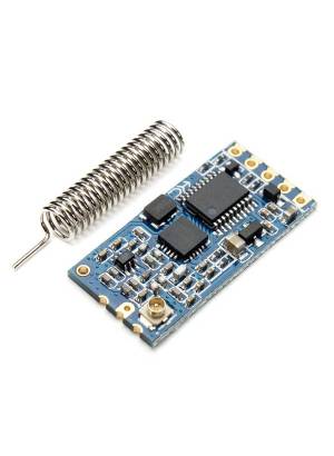 Módulo RF 433Mhz com comunicação serial UART HC-12 RS232 TTL 3.3V e 5V para 1000m