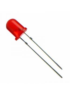 LED Vermelho 5mm fosco - difuso