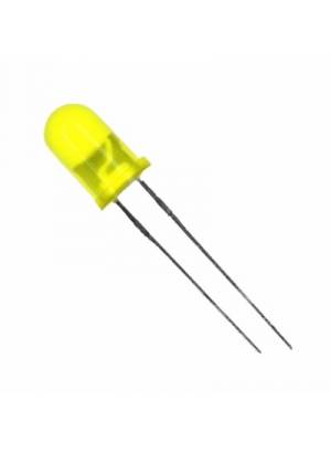 LED amarelo 5mm fosco - difuso