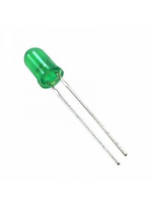 LED verde 5mm fosco - difuso