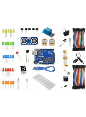 KIT Arduino Uno R3 Básico - Iniciante aprendiz - 168 peças