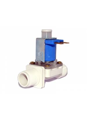 Válvula solenoide 12V 1/2 x 1/2 - 180° Normal Aberta para água