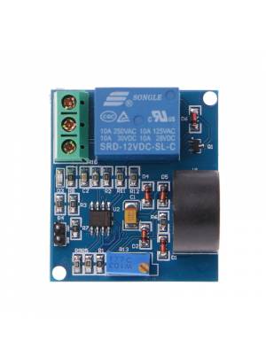 Módulo sensor de corrente alternada AC 5A com relê - 12Vdc