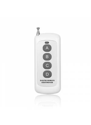 Controle remoto RF 4 botões 433Mhz Learning Code Ev1527 branco