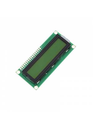 Display de LCD 16x2 com Backlight verde escrita preta - Hd44780