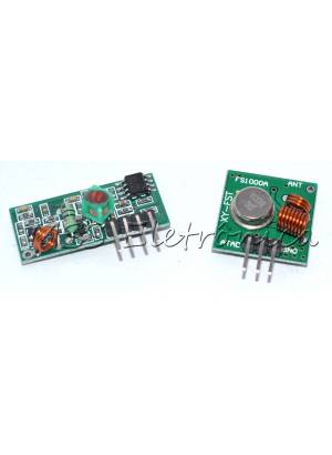 Kit módulo RF de 315Mhz - Par TX e RX - Transmissor e Receptor