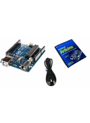 Placa Arduino UNO R3 RV3 com Atmega328 e cabo USB + Ebook