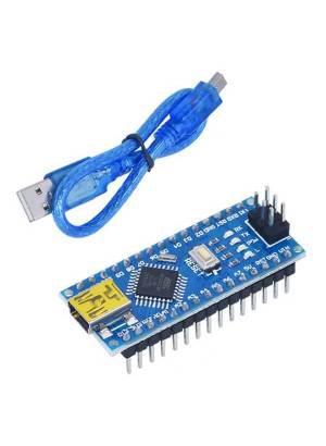 Placa Atmega328 CH340 16Mhz 5V compatível com Arduino Nano V3.0 com Cabo Usb