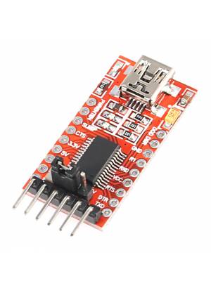 Conversor USB para serial RS232 FTDI FT232RL TTL 5V 3V3 - Serve para gravar Arduino