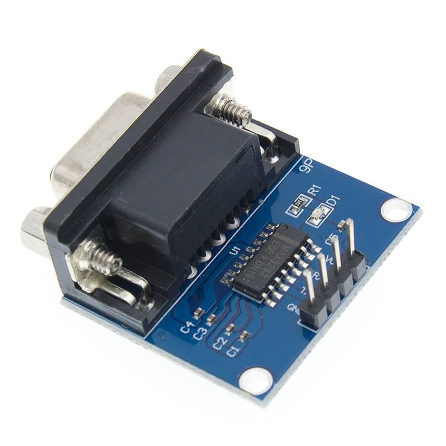 Módulo conversor DB9 RS232 para TTL 5V 3.3V MAX232 - PIC Arduino Atmel