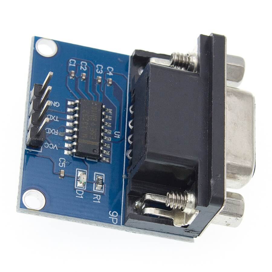 Módulo conversor DB9 RS232 para TTL 5V 3.3V MAX232 - PIC Arduino Atmel