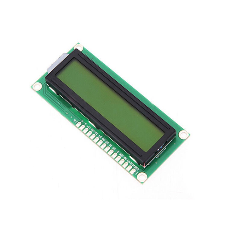 Display de LCD 16x2 com Backlight verde escrita preta - Hd44780