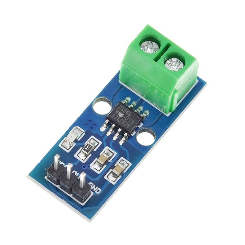 Sensor de corrente 5A ACS712-05A + Código exemplo para Arduino