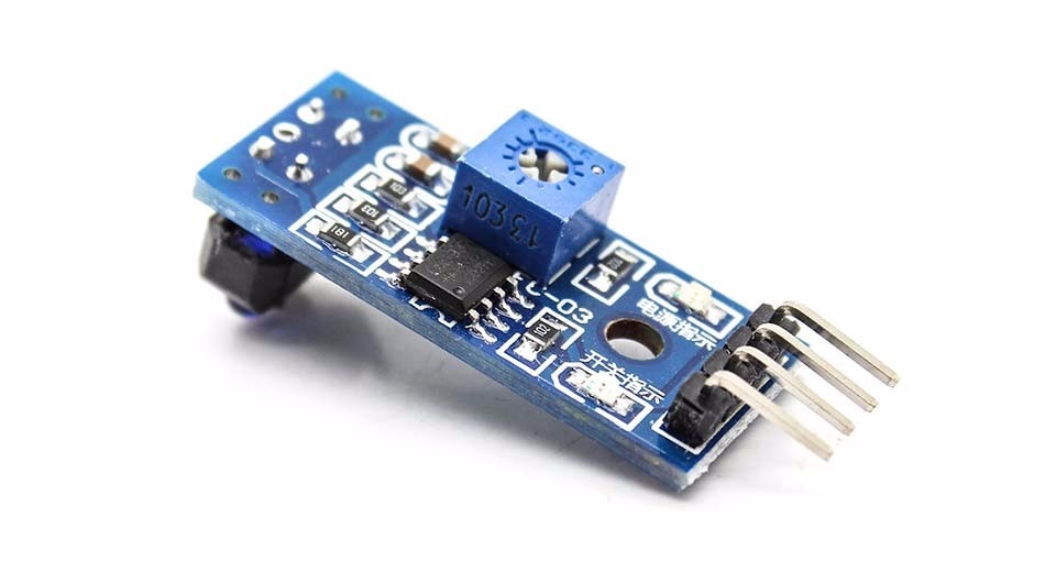 Sensor Seguidor Trilha Linha Infravermelho Tcrt5000 + Código Arduino