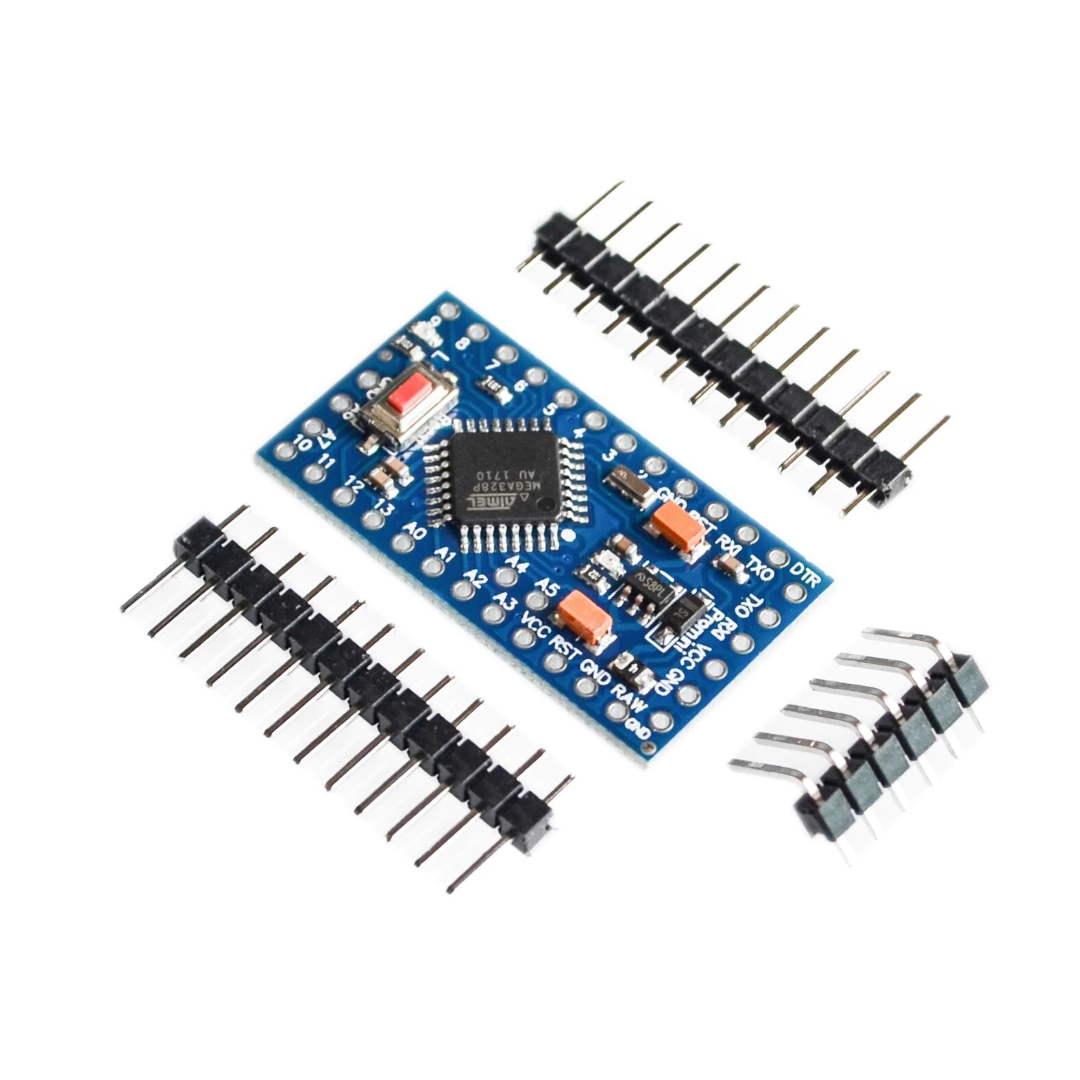 Arduino Pro Mini Com Atmega328p 16Mhz 5v 3.3v + Conectores