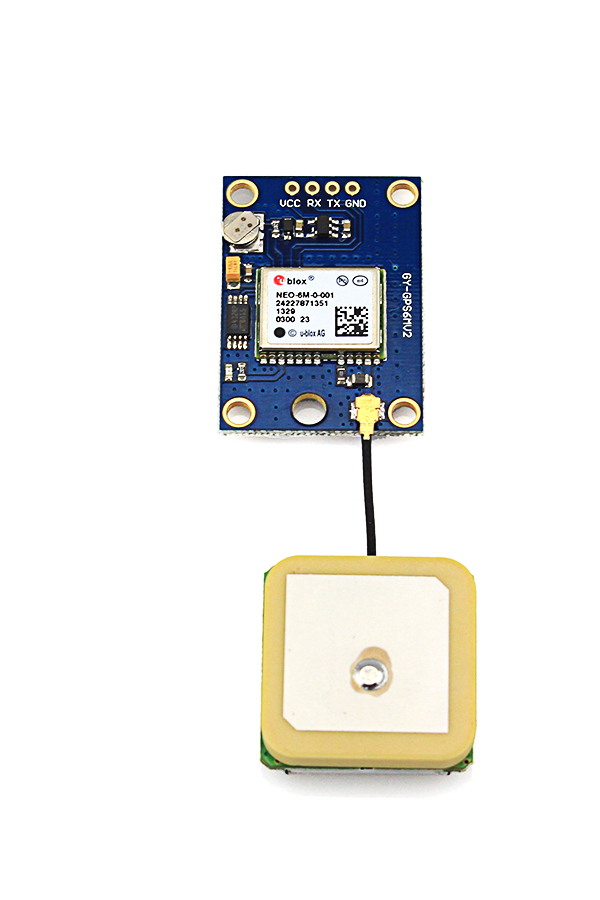 Módulo GPS serial RS232 TTL GY-NEO6MV2 com antena